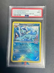 Vaporeon PSA 9 Dark Explorers Staff 2012 Regional PROMO - Picture 1 of 1