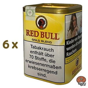 Red Bull Gold Blend Feinschnitttabak/Zigaretten- Dreh-Stopf Tabak Dose 6x 120g - Bild 1 von 1
