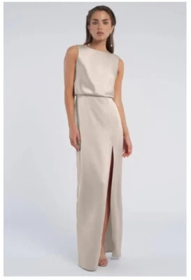 Vestido Jenny Yoo Rivka Color Latte Talla 6 Foto 1 de 4