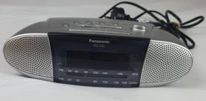 Panasonic RC-700 FM AM Clock Radio Silver Vintage Digital Alarm Tested Working - Picture 1 of 19