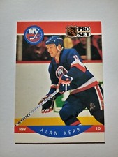 1990 NHL Pro Set "Alan Kerr" New York Islanders Trading Card RARE!