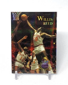 1996 Topps Stars Finest Atomic Refractor Willis Reed #37 HOF SSP /100 - Picture 1 of 2