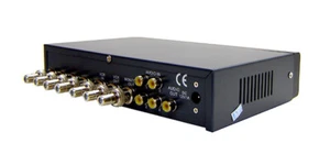 Premium Quad Video Processor Camera BNC RCA Video Switcher With Audio Support - Picture 1 of 7