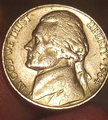 1964 d jefferson nickel error - Image 1 of 4