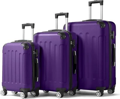 Juego de 3 maletas ligeras con ruedas y candado TSA. - Image 1 of 4