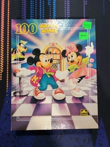 MICKEY AND MINNIE PUZZLE 100 Piece Disney & Golden. 11.5” X 15”. Sealed ! - Picture 1 of 2