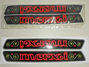 Sticker Set Trigger Set Black Red Puch Maxi Nostalgic M.Red Maxi Lettering - Picture 1 of 9
