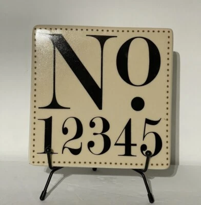 Bandeja de velas Yankee Trivet Plate Tarro Portatarros "No 12345" Cuadrado�� Foto 1 de 3