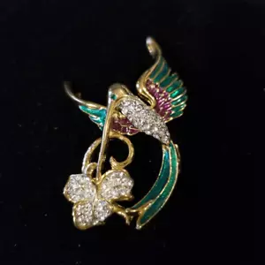Attwood & Sawyer Hummingbird Brooch Pin - Picture 1 of 7