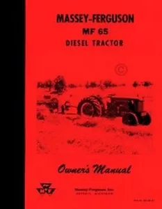 Manual de operadores de tractor diésel Massey Ferguson MF 65 - Imagen 1 de 1