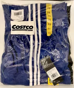 NEW Adidas Shorts Boy Youth 2-Pack 3 Stripes Size Small (8) Costco Blue & Black - Picture 1 of 5