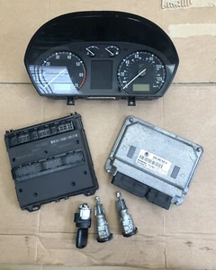 ORIGINAL ECU KIT TACHO SCHLÜSSELLAUF SKODA FABIA 1.2 BENZIN - Bild 1 von 3