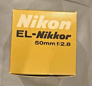Nikon EL-Nikkor 50mm F2.8 Enlarging Lens - New in Box - Free Shipping - - Picture 1 of 7