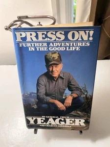 Press On! Gen. Chuck Yeager (1988) Signed First Edition Hard Cover - Picture 1 of 11