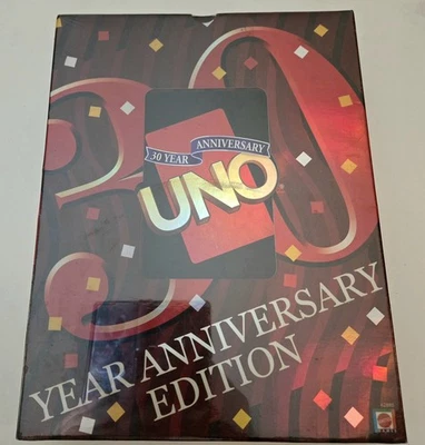 UNO 30 Year Anniversary Edition Sealed! 2001 VTG NOS Sealed Brand New  - Image 1 of 4
