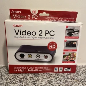 ION Video 2 PC S-VHS Videorecorder zu Computer USB Video Konvertierungssystem Filme übertragen - Bild 1 von 5