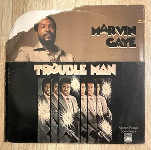 Marvin Gaye Trouble Man Soundtrack LP 1972 Tamla Records VG - Foto 1 di 4