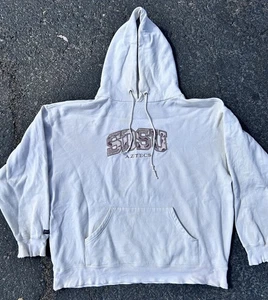 Sudadera con Capucha SDSU para Hombres Universidad Estatal de San Diego Sudadera Camuflada Talla XL Azteca Años 90 - Imagen 1 de 9