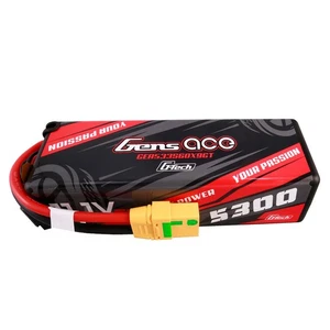 Gens Ace 533S60X9GT 5300mAh 3S 60C 11.1V HardCase G-Tech Lipo Battery w/XT90-S - Picture 1 of 1