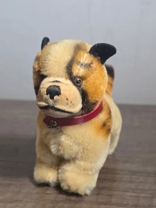 Vintage Original Steiff "Bully" The French Bulldog Plush Stuffed Animal Dog VG - Picture 1 of 17