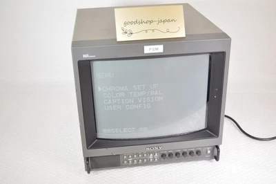 SONY PVM-1454Q 14-inch Trinitron Color Video CRT Monitor Tested W/ Power Cable - Image 1 of 4
