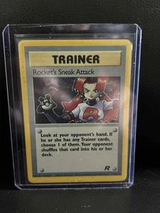 Rocket's Sneak Attack - 16/82 - Holo Rare - Unlimited Edition Team Rocket Pokemo - Picture 1 of 1
