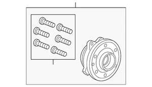 Genuine GM Hub & Bearing 84681709 - Picture 1 of 5