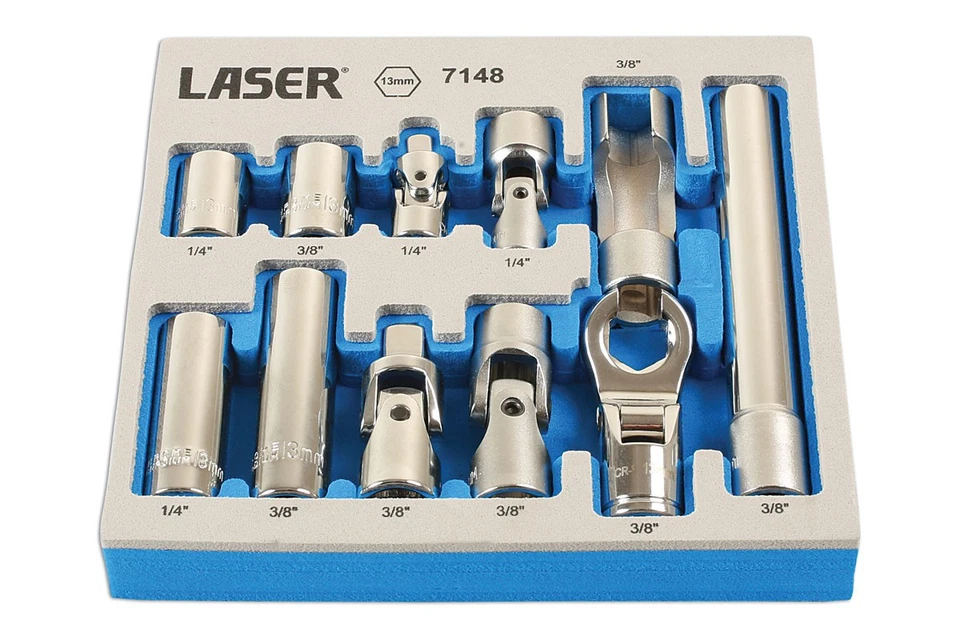 Laser Tools Master Socket Set 13mm 11pc 7148 - Image 1 of 1