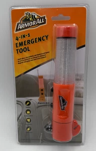 Armor All - 4 in 1 Emergency Tool Glass Breaker, Cutter, Flashlight NEW! - Picture 1 of 3