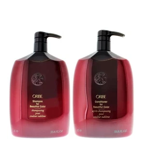 Oribe Shampoo and Conditioner for Beautiful Color 33.8oz/1 Liter Duo PUMPS - Picture 1 of 3