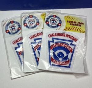 Little League Baseball Challenger Division Iron-On Patch (3.25"x3") - Lot of 3 - Picture 1 of 4