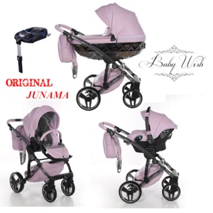 JUNAMA HANDCRAFT V2 PRAM 2in1 3in1 CARRYCOT + PUSHCHAIR + CAR SEAT + ISOFIX - Picture 1 of 126