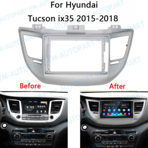 9'' Car Radio Stereo Dash Fascia Frame Trim Bezel for Hyundai Tucson 2015~2018