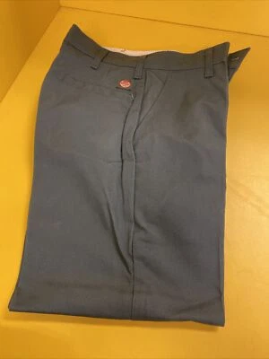 Red Kap Durable Pants New 28x36 6 Pair Heavy Duty Men's Industrial Uniform Green - Image 1 of 4
