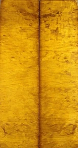 Chapa de marquetería dorada Phoebe con incrustaciones de madera Bookmatch - Imagen 1 de 4