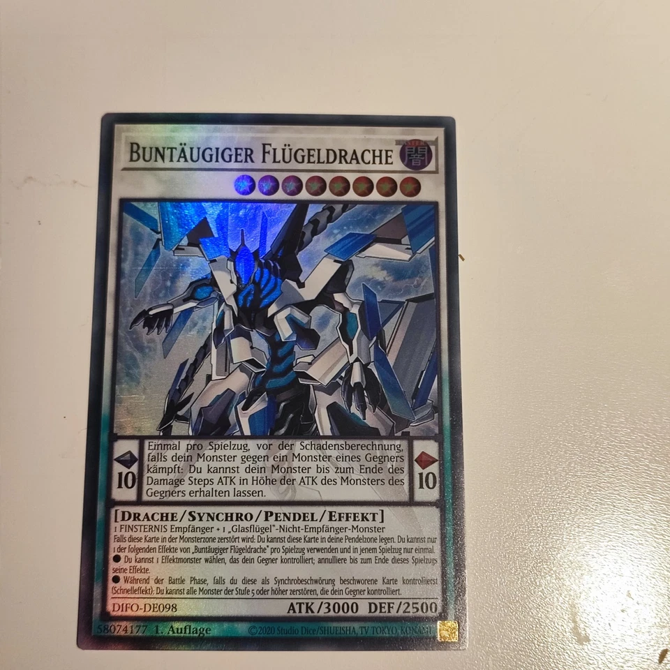Buntäugiger Flügeldrache DIFO-DE098 Super Rare NM 1st.  - Bild 1 von 1