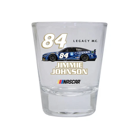 84 Jimmie Johnson Nascar Officially Licensed Round Shot Glass Cover