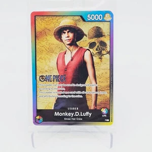 Monkey D Luffy Leader Pack Acción en Vivo Promo SELLADO (2 Cartas) 🔥 Una Pieza CCG - Imagen 1 de 2