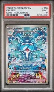 2023 POKEMON SCARLET & VIOLET OBSIDIAN FLAMES PALAFIN IR 200 PSA MINT 9 - Picture 1 of 4