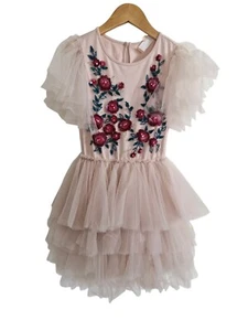TUTU DU MONDE Sequin Tulle Dress sz 6-7 Years - Picture 1 of 8