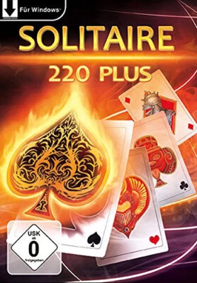 Solitaire 220 Plus - Klondike - Freecell - Spider - Bakers Dozen - Canfield - PC - Bild 1 von 4