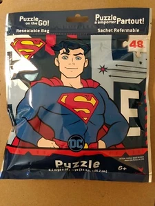 New DC Comics Superman In Training Puzzle On The Go 48 Pieces - Picture 1 of 2