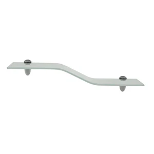 Home Decorators Collection 6 X 18 in. Opaque Mini Wave Glass Shelf Stunning New - Picture 1 of 4
