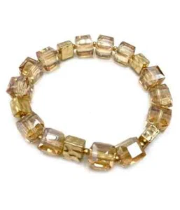 Topaz Facet Stone Cube Bracelet - Picture 1 of 1
