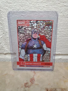 Marvel Annual 21/22 Captain America #12 Silver (2022) Upper Deck Trading Card - Picture 1 of 2