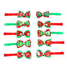  20 Pcs Christmas Dog Costume Accessories Xmas Puppy Bow Ties