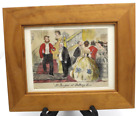 Hand Painted Silk "Mr Romford At Dallerry Lees" After John Leech
