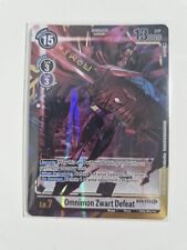 Digimon TCG Omnimon Zwart Defeat Alt Art Secret Rare BT5-112