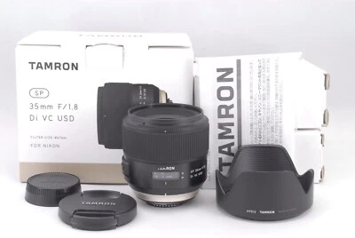 Lente Tamron SP 35mm F/1.8 Di VC USD modelo F012 para Nikon com caixa - Imagem 1 de 4