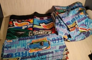 1997 Mattel Hot Wheels Twin Size Top Sheet, Fitted Sheet & Two Pillow Cases - Picture 1 of 11